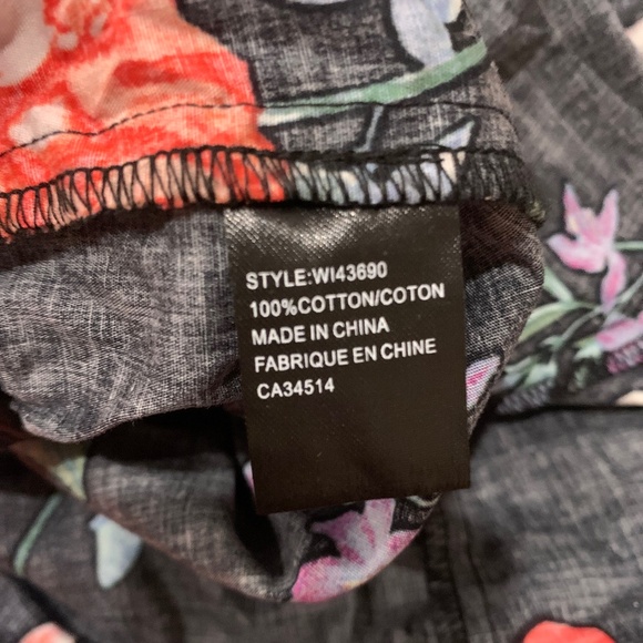 100% Cotton Garden Vintage-esque Button Down Skirt - Picture 5 of 5